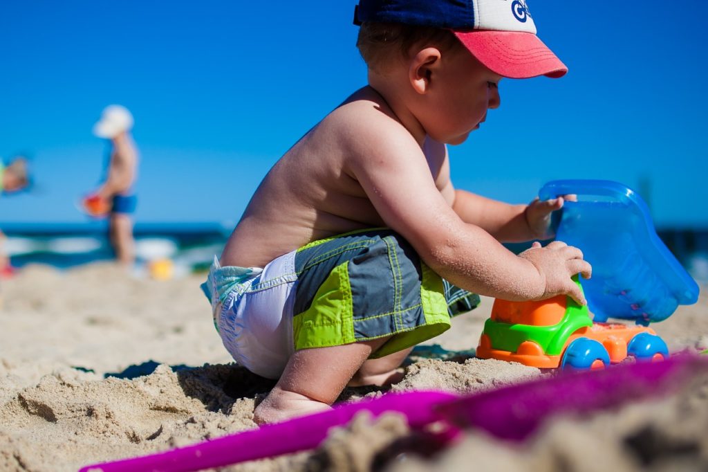 enfant plage